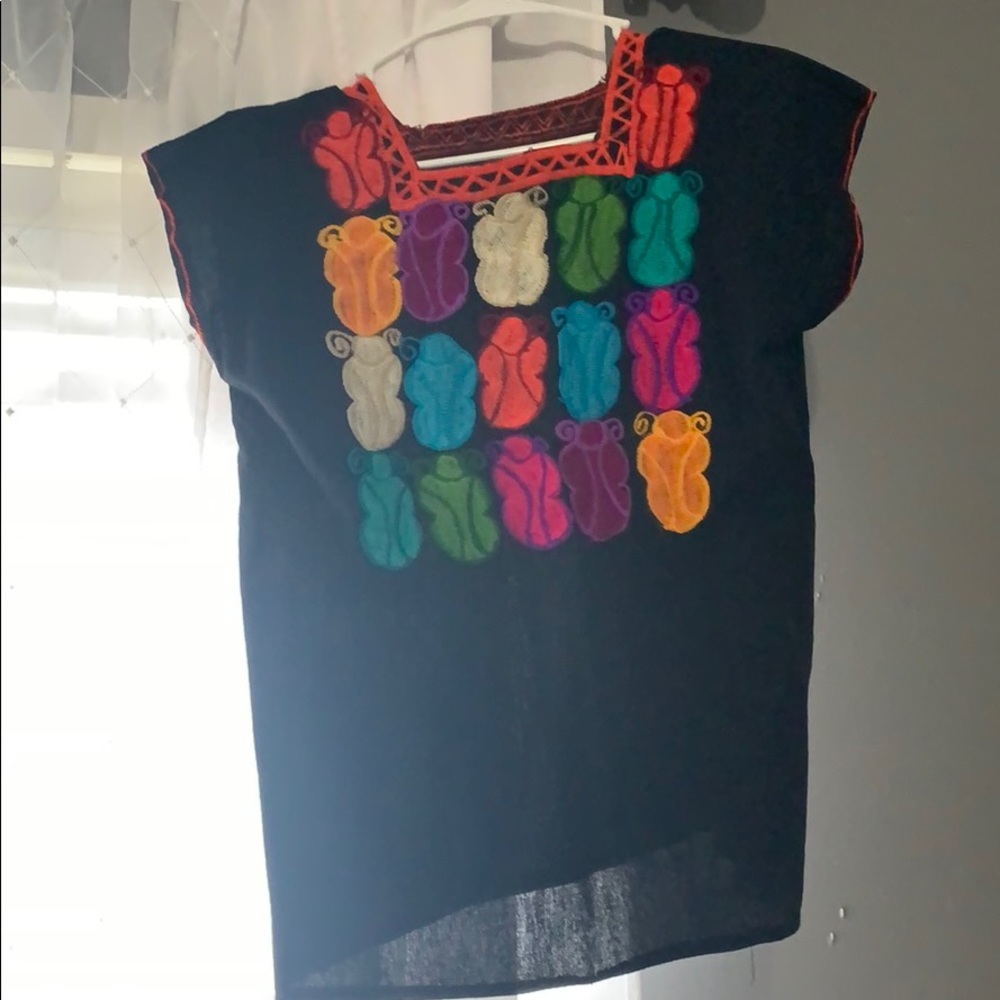 Embroidered top